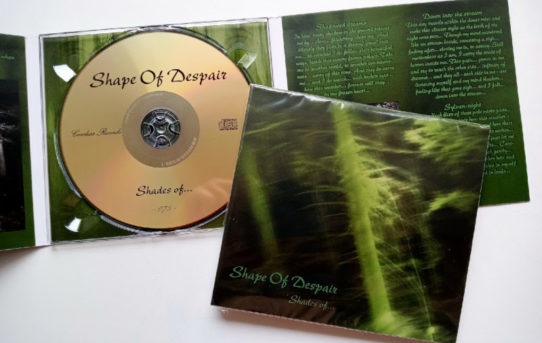 The Finnish band SHAPE OF DESPAIR reissued their first album on a gold CD