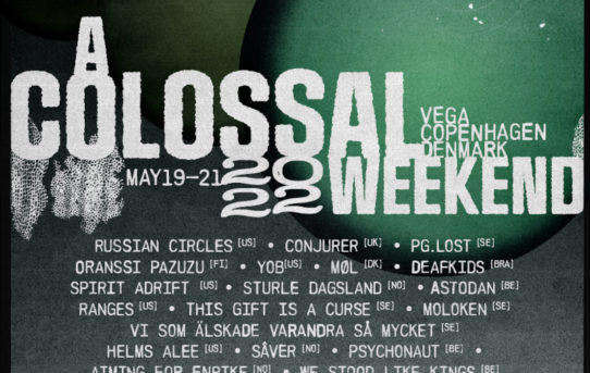 A COLOSSAL WEEKEND 2022 announces six new artists